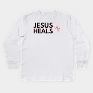 Jesus Heals Kids Long Sleeve T-Shirt